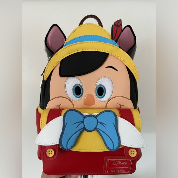 NWT! Loungefly Disney 100 Pinocchio Donkey Mini Backpack main image 8